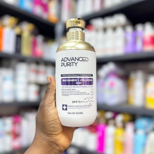 Advanced purity niacinamide + hyaluronic body lotion 500ml