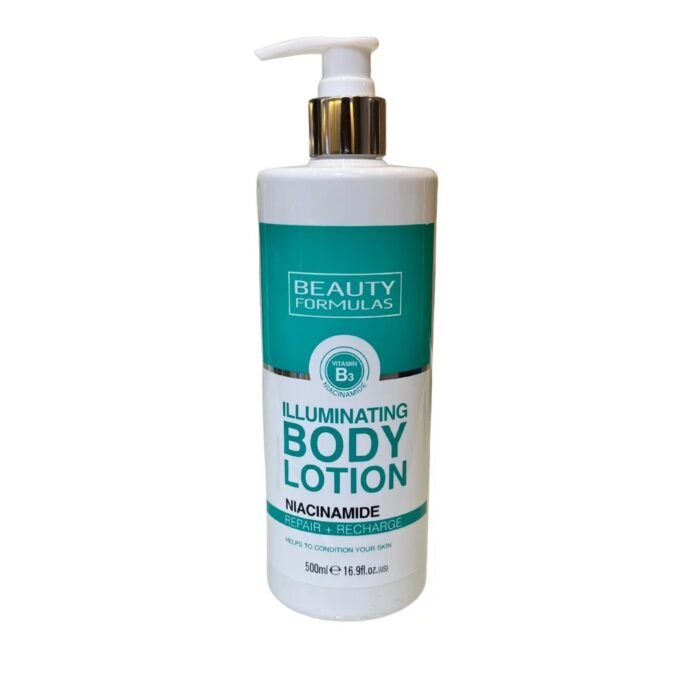 BEAUTY FORMULAS -(Niacinamide) Illuminating Body Lotion 500ml - Image 1