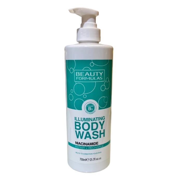 BEAUTY FORMULAS -(Niacinamide) Illuminating Body Wash 750ml - Image 1