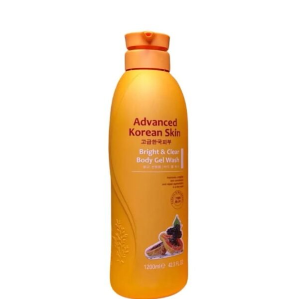 Advanced Korean Skin Bright & Clear Body Gel Wash 1200ml (Papaya)