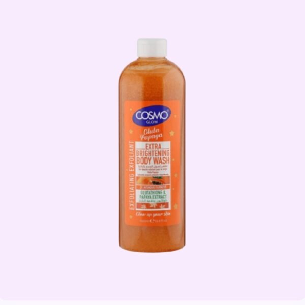 Cosmo Glow White Gluta Papaya Extra Brightening Exfoliating Body Wash