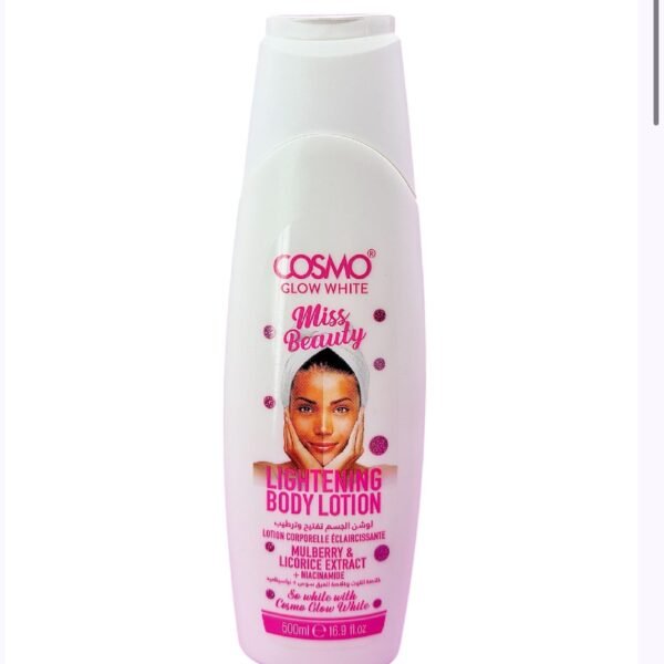 COSMO GLOW WHITE MISS BEAUTY LIGHTENING BODY LOTION 500ml