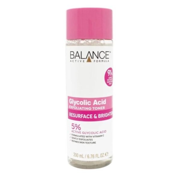 Balance Active Formula Glycolic Acid 5% Exfoiliating Toner - 200ml