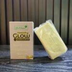 Bionature Healthy Glow Lightening Scrub Soap With Licorice Root Extract, Glycolic Acid, Alpha Arbutin, Kojic Acid & Collagen (150g + 50g Extra)