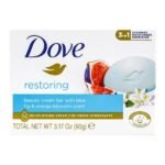 Dove Restoring Blue Fig & Orange Blossom Scent bar soap | Single Bar 90g