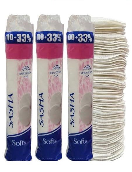 img_4531-2 Sasha High quality 100% cotton pads (133pcs) - Image 1
