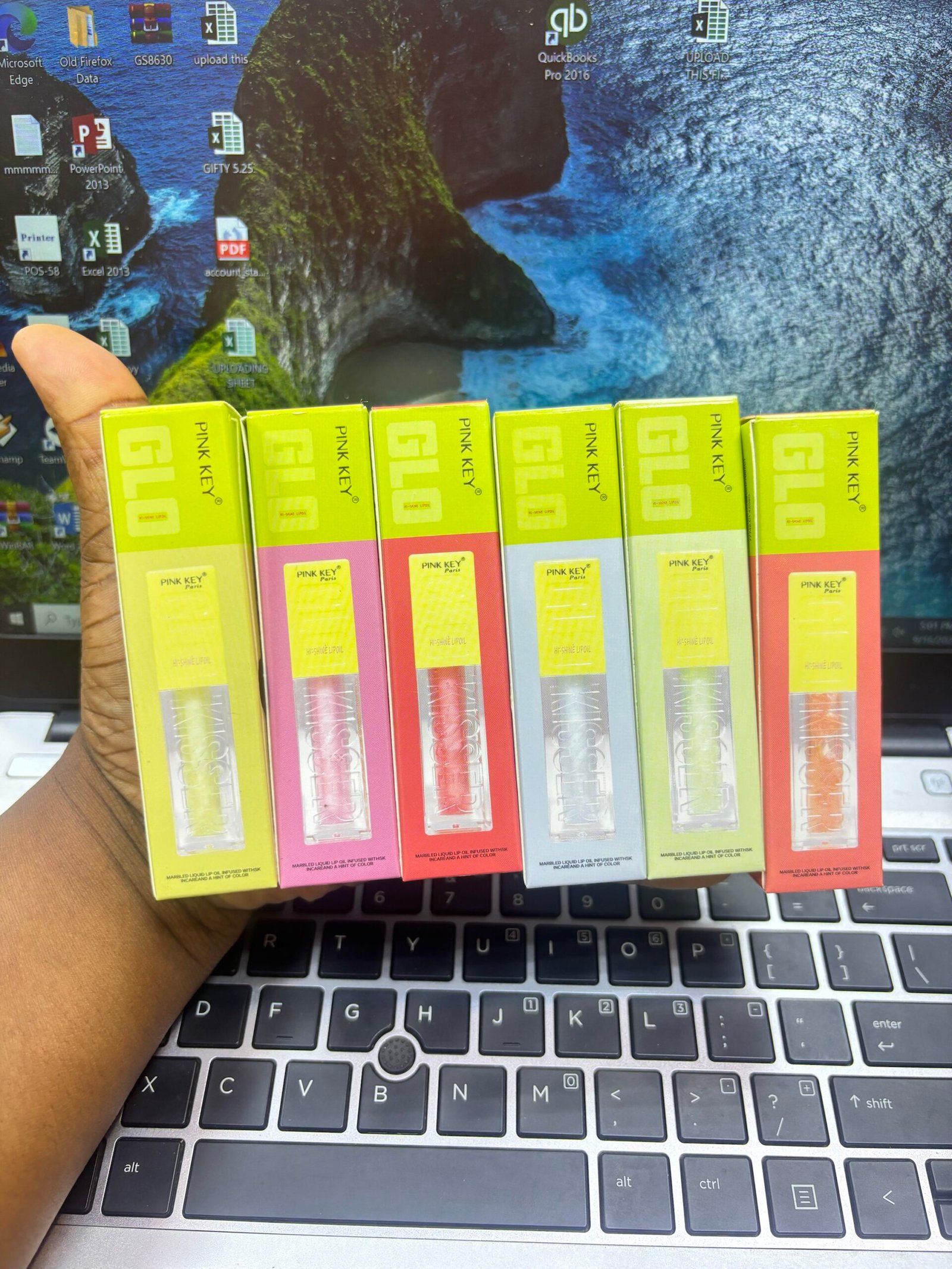 img_4911-3 PINK KEY GLO KISSER LIP OIL - Image 1