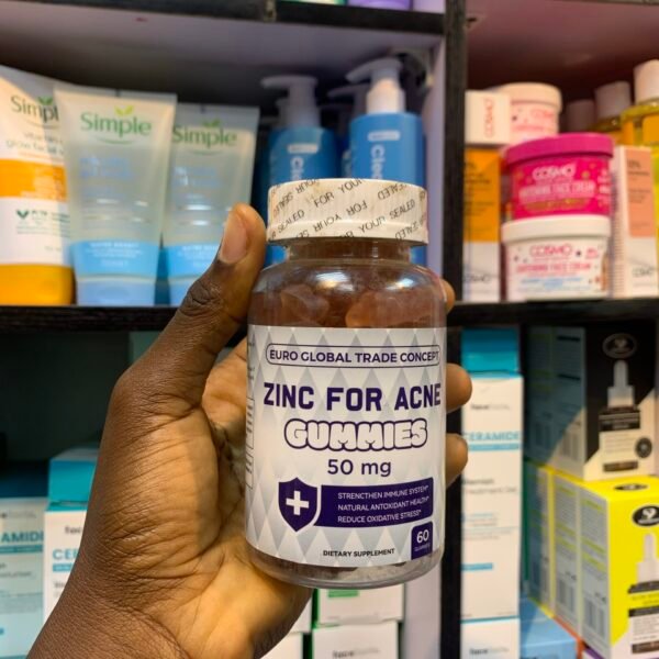 Zinc for acne gummies
