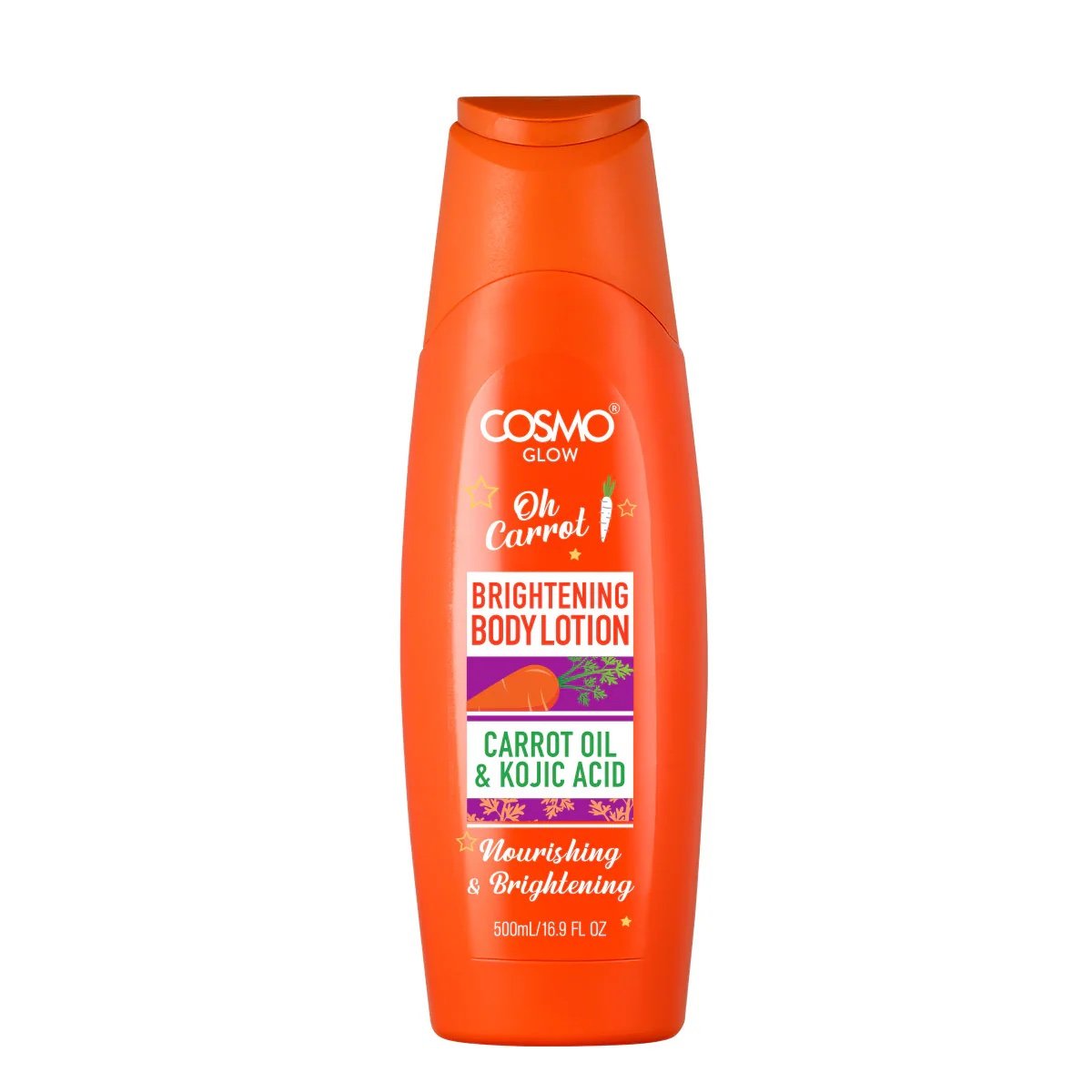 img_6032 COSMO GLOW WHITE OH CARROT BRIGHTENING BODY LOTION 500ml - Image 1