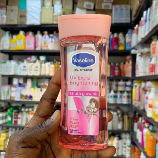 VASELINE HEALTHY BRIGHT UV EXTRA BRIGHTENING GLUTA GLOW OIL (200ml)