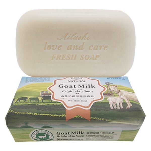 Ailushi natural goat milk bright skin soap 260g