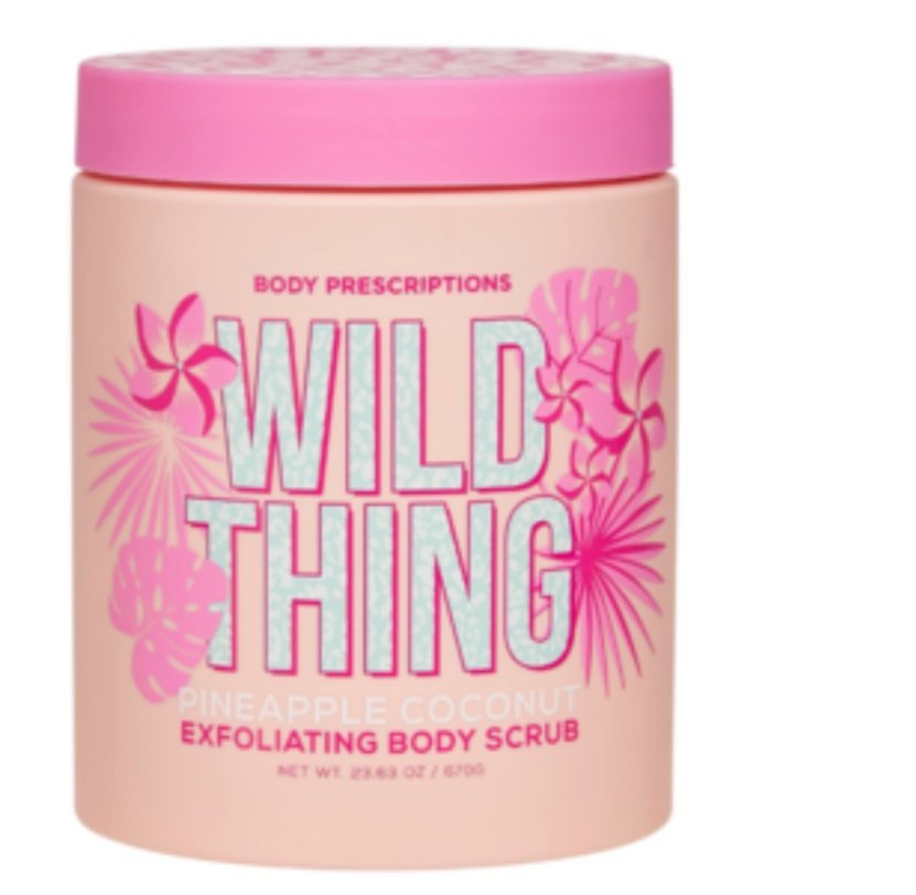 Body Prescription Wild Things Pineapple Coconut Exfoliating Body Scrub 670g