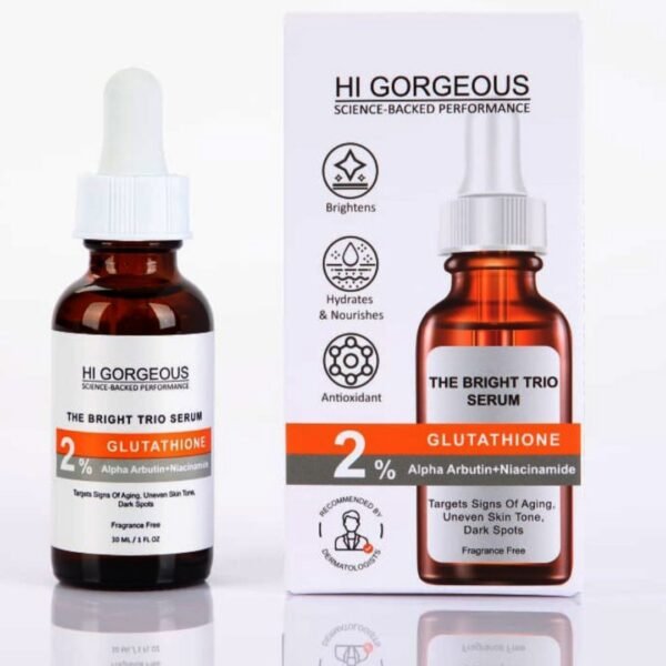 Hi Gorgeous 2% Glutathione Alpha Arbutin+Niacinamide serum