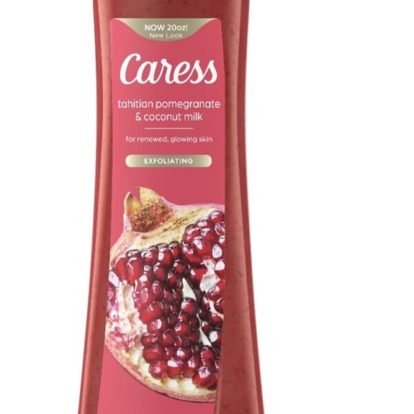 Caress Tahitian Pomegranate & Coconut Milk Exfoliating Body Wash 20fl 591ml