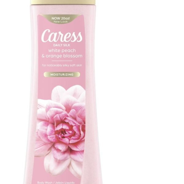 Caress Daily Silk White Peach & Orange Blossom Exfoliating Body Wash 20 fl 591ml