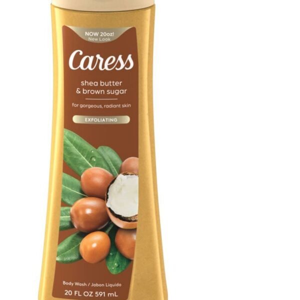 Caress Shea Butter & Brown Sugar Exfoliating Body Wash 20fl 591ml