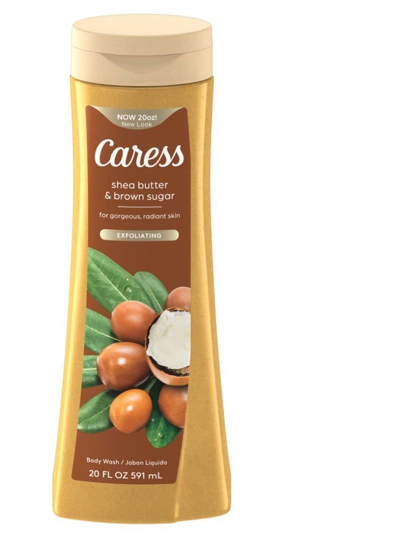 Caress Shea Butter & Brown Sugar Exfoliating Body Wash 20fl 591ml