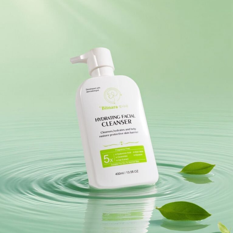 Bitnara Hydrating Facial Cleanser 400ml (Suitable for Dry to Normal Skin)