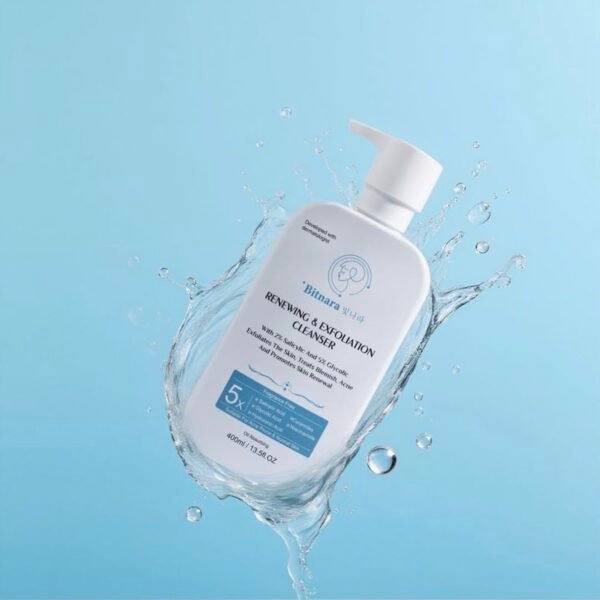 Bitnara Renewing & Exfoliating Cleanser 400ml (Suitable for acne-prone and normal skin)
