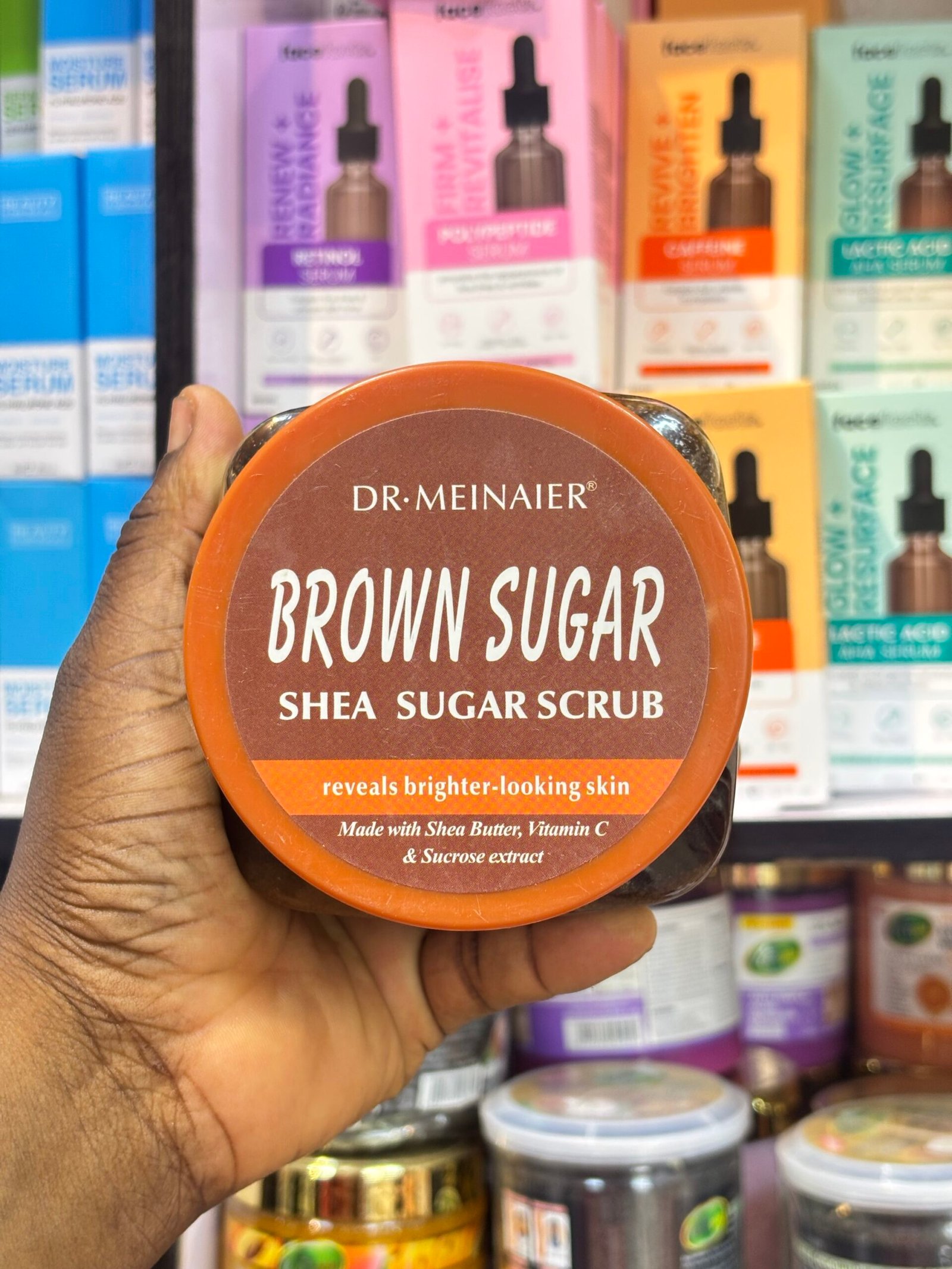 img_7350 Dr Meinaier Brown Sugar Shea Sugar Scrub 650g - Image 1