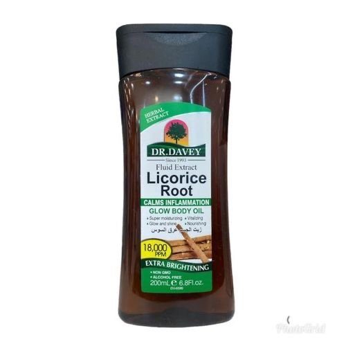 img_7460 Dr Davey fluid licorice Root glow body oil(200ml) - Image 1