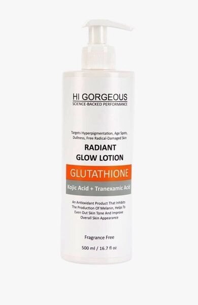 Hi Gorgeous Radiant Glow Lotion (Glutathione, Kojic Acid + Tranexamic Acid) 500ml