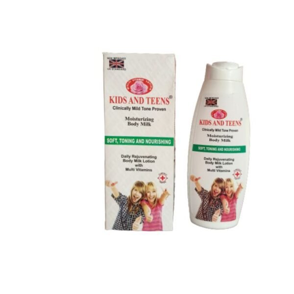 Kids and Teens Clinically Mild Tone Moisturizing Body milk soft,toning and nourishing lot 350ml