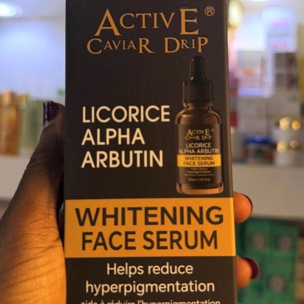 Active Caviar Drip Licorice Alpha Arbutin Whitening Face serum 30ml