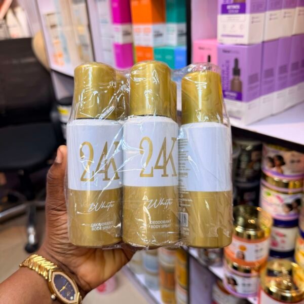 24k White Deodorant Body spray Mist 100ml