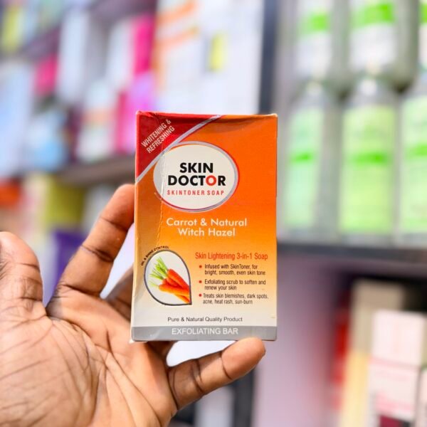 Skin Doctor Carrot & Natural Witch Hazel Exfoliating Bar Soap 200g