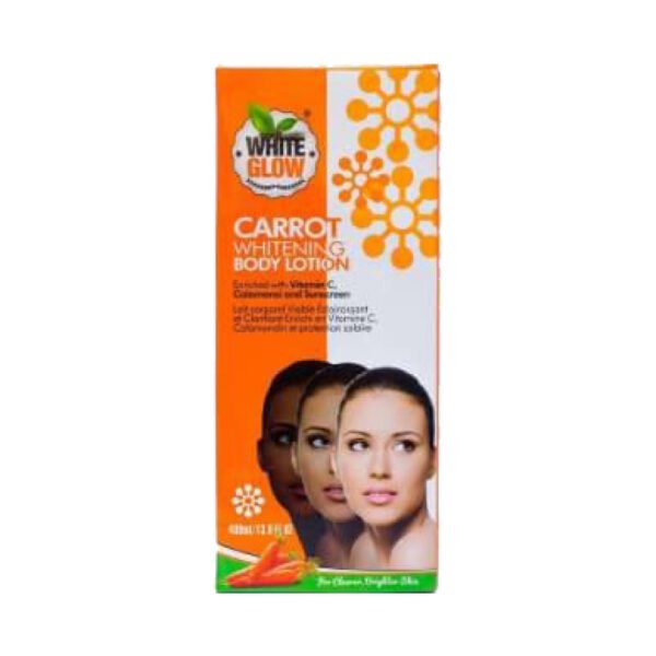 White Glow Carrot Whitening Body lotion 400ml