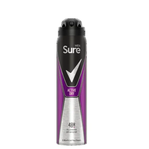 Sure Men Active Dry Deodorant Spray 250ml