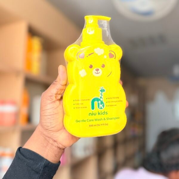 Niu Kids Gentle Care Wash & Shampoo Two in One 500ml