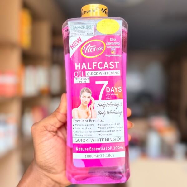 Veet gold Half cast oil Quick whitening 1000ml