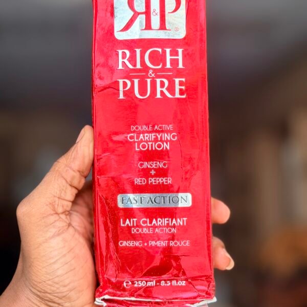 Rich & Pure Double Active clarifying lotion 250ml
