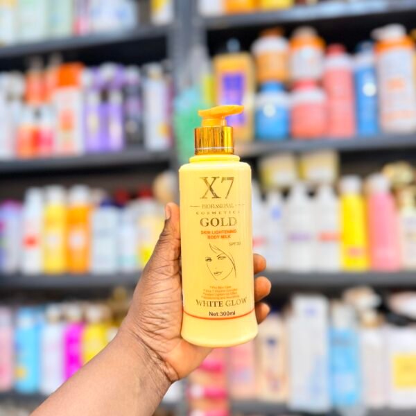 X7 Gold Skin lightening Body milk 300 ~ Gold