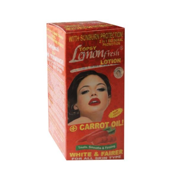 Topsy lemon fresh carrot extract body lotion 100ml ~ carrot