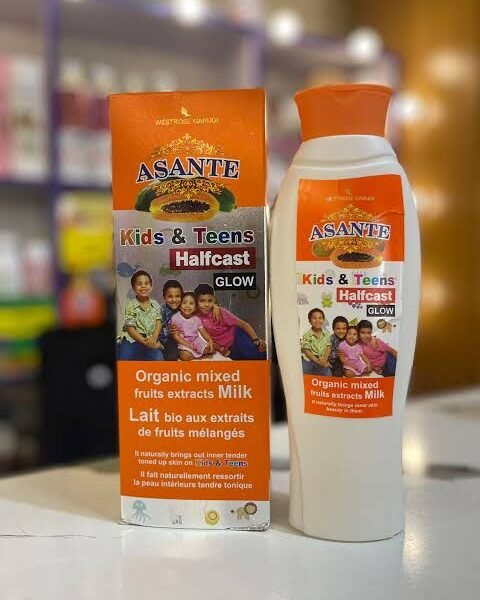 Asante kids & Teens Halfcast Glow 400ml