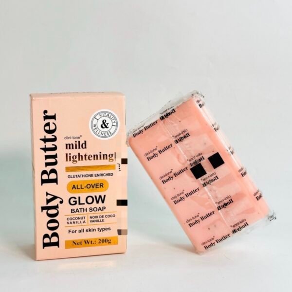 Clinitone Body butter mild Lightening Body soap Coconut Vanilla 200g