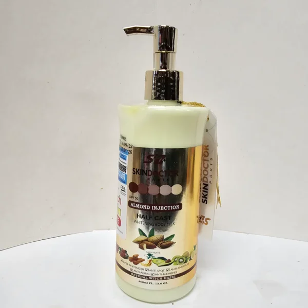 Skin Doctor Paris Almond Inhection Half cast Whitening body milk 400ml