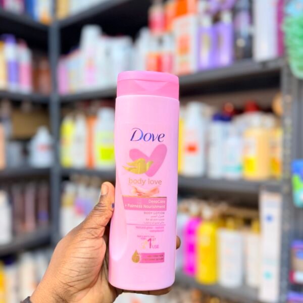 Dove deep care + Fairness nourishment body lotion 400ml ~pink Local Nig🇳🇬