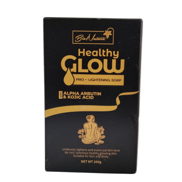 Bio Nature Healthy Glow Pro Lightening Soap With Alpha Arbutin And Kojic Acid 200g