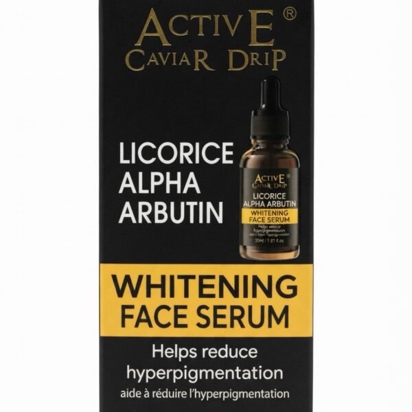Active Caviar Drip Licorice Alpha Arbutin Whitening Face serum 30ml
