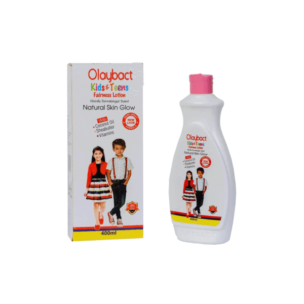 Olaybact Kids&Teens Fairness lotion with coconut,shea butter and vitamin 400ml