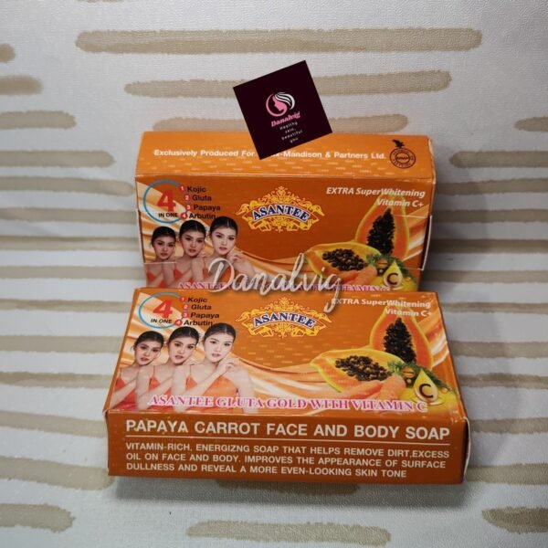 Asantee gluta gold with vitamin c | papaya and carrot