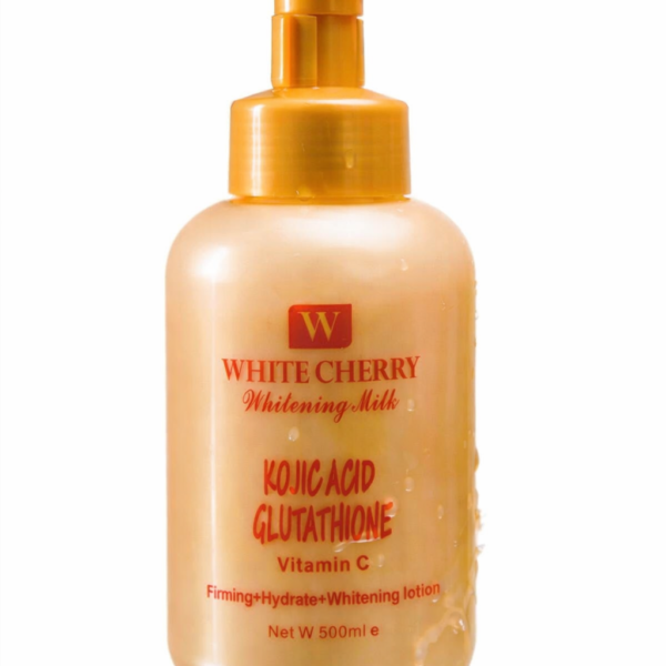 White Cherry Whitening Milk Kojic Acid Glutathione Vitamin C lotion 290ml
