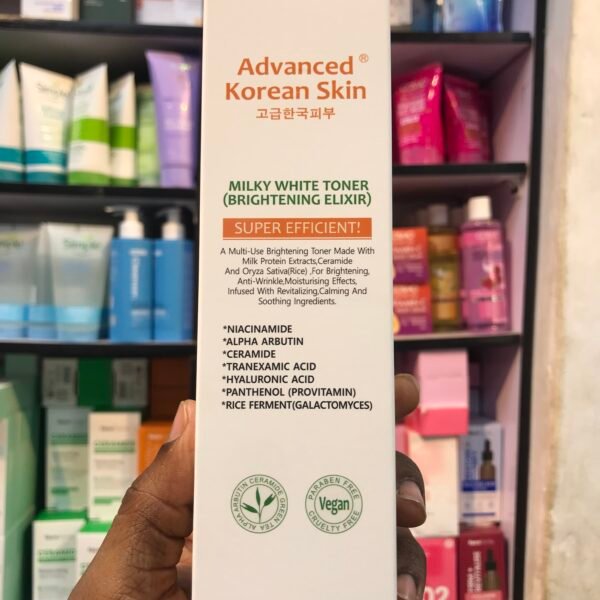 Advanced Korean Skin Milky White Toner(Brightening Elixir) 300ml