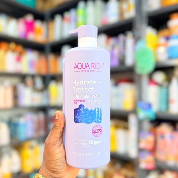 Aqua rich hydrate & protect body gel wash 1000ml