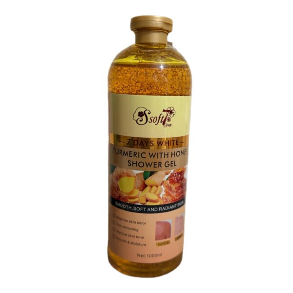 Soft7 Soap 7 Days White Turmeric with Honey Shower Gel 1000ml