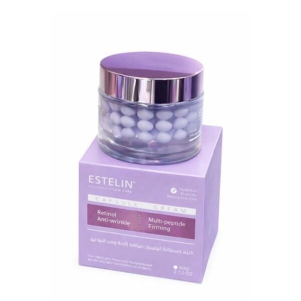 Estelin Capsules Retinol Anti-wrinkle multi-peptide firming cream 60g